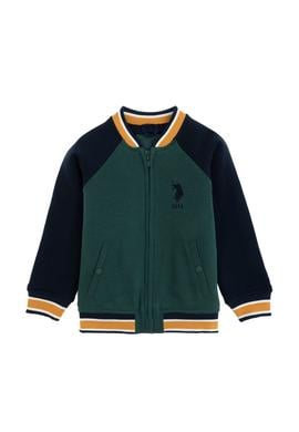 Erkek Çocuk Koyu Yeşil Sweatshirt - 50290638016