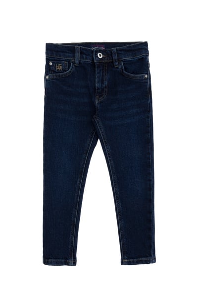 Erkek Çocuk Koyu Mavi Jean Pantolon