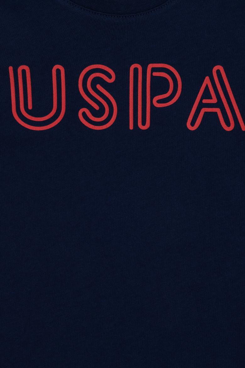 Erkek Çocuk Lacivert Basic Bisiklet Yaka Tişört - 50306483031