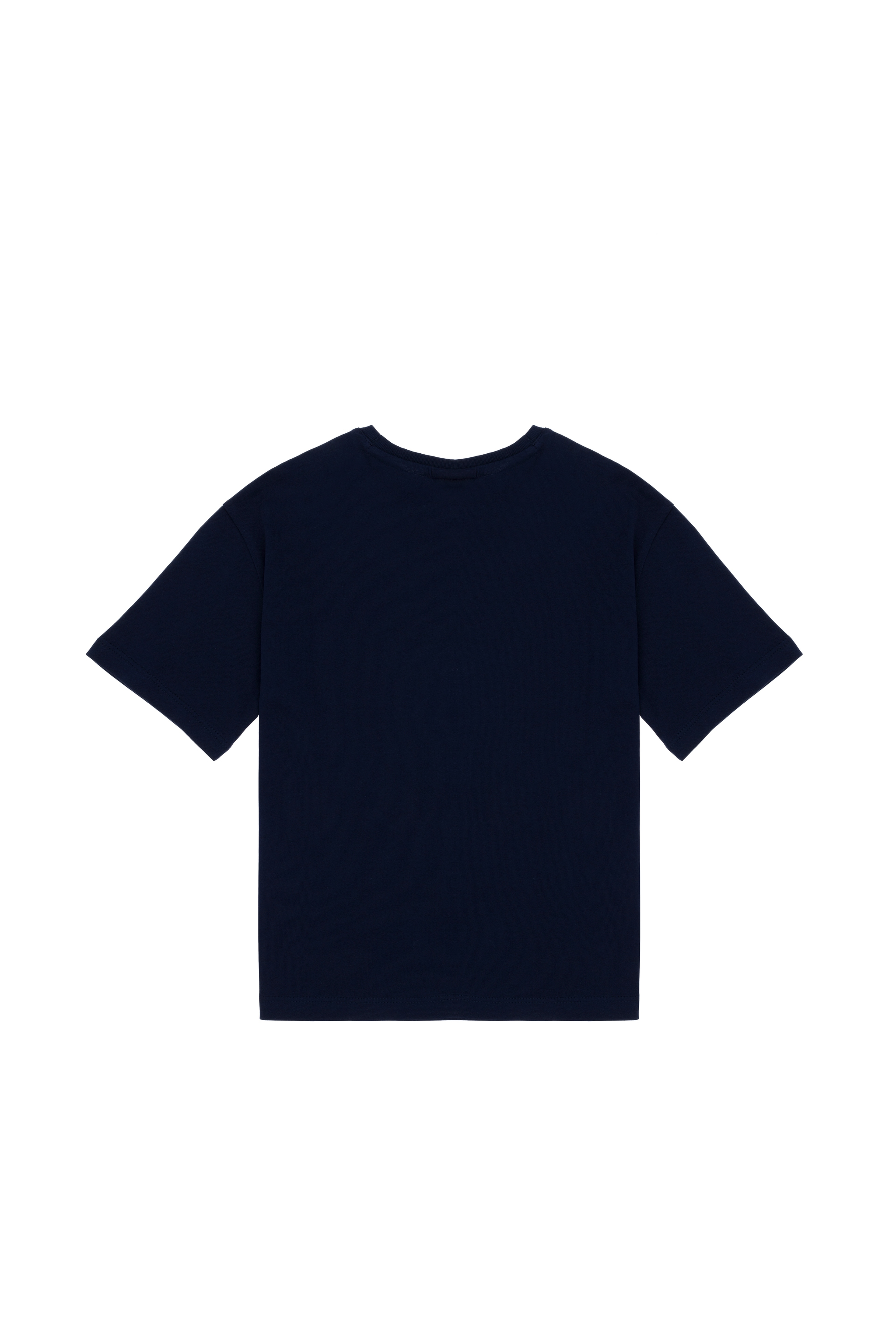 Erkek Çocuk Lacivert Comfort Basic Bisiklet Yaka Tişört - Image 2