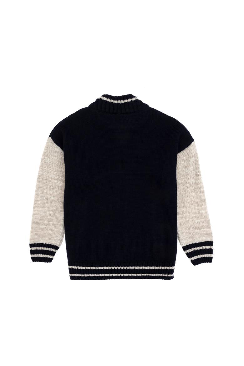 Erkek Çocuk Lacivert Triko Hırka - 50293046011