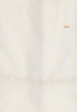 Kız Çocuk Ekru Bisiklet Yaka Kolsuz Şifon Astarlı Dokuma Elbise - 50299308014