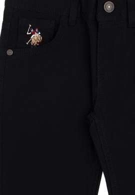 Erkek Çocuk Siyah Kanvas Pantolon - 50300575058