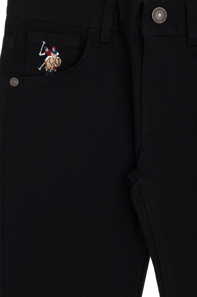 Erkek Çocuk Siyah Kanvas Pantolon