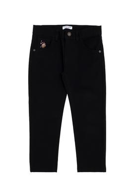 Erkek Çocuk Siyah Kanvas Pantolon - 50300575058