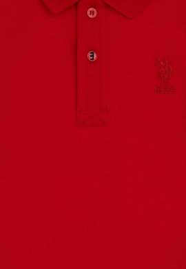 Erkek Çocuk Kırmızı Basic Polo Yaka Tişört - 50298049071