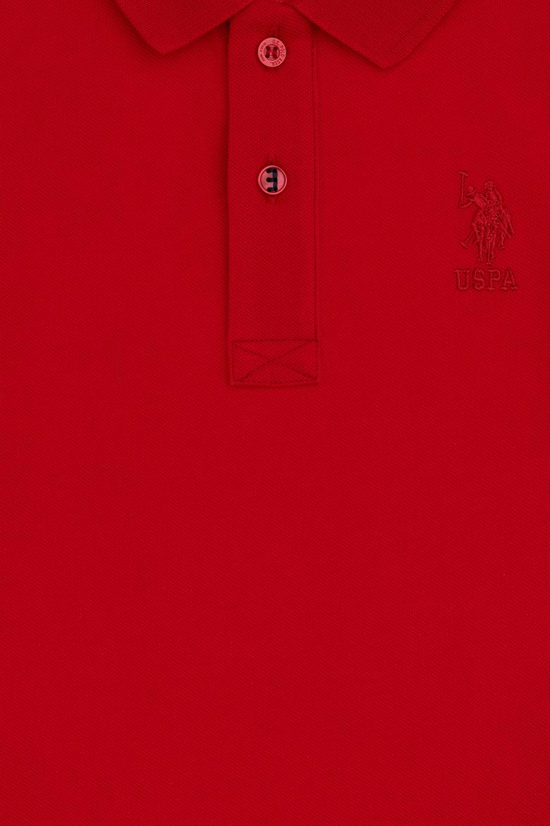 Erkek Çocuk Kırmızı Basic Polo Yaka Tişört - 50298049071