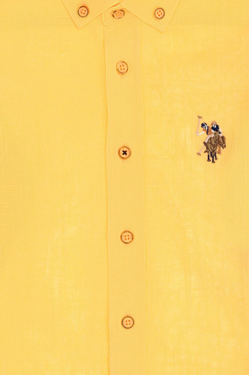 Erkek Çocuk Turuncu Uzun Kollu Basic Gömlek