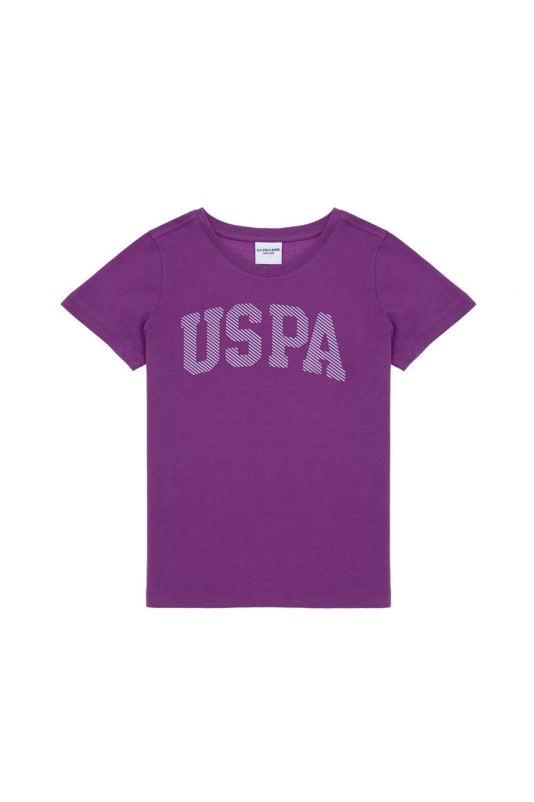 Kız Çocuk Menekşe Basic Tişört