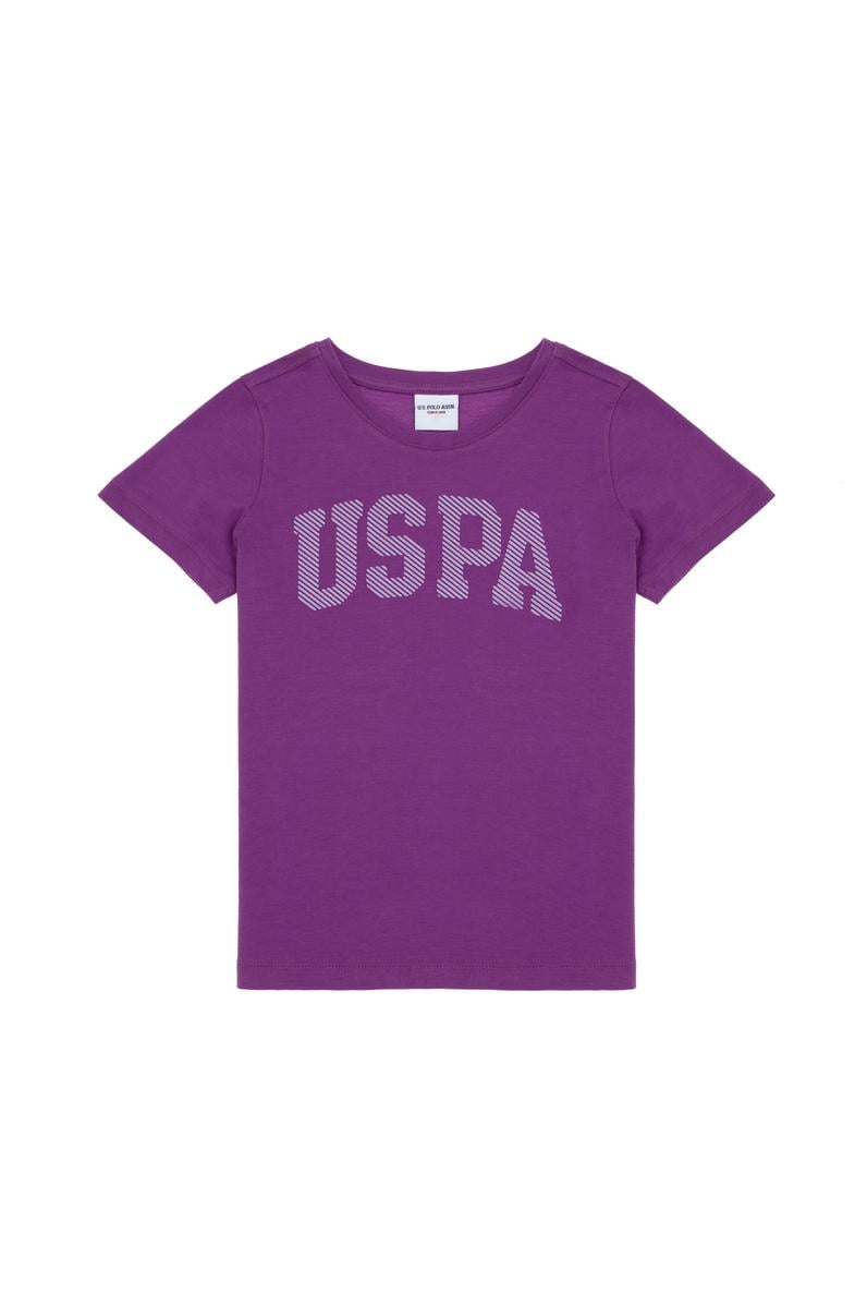 Kız Çocuk Menekşe Basic Tişört