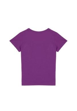 Kız Çocuk Menekşe Basic Tişört - 50298193064