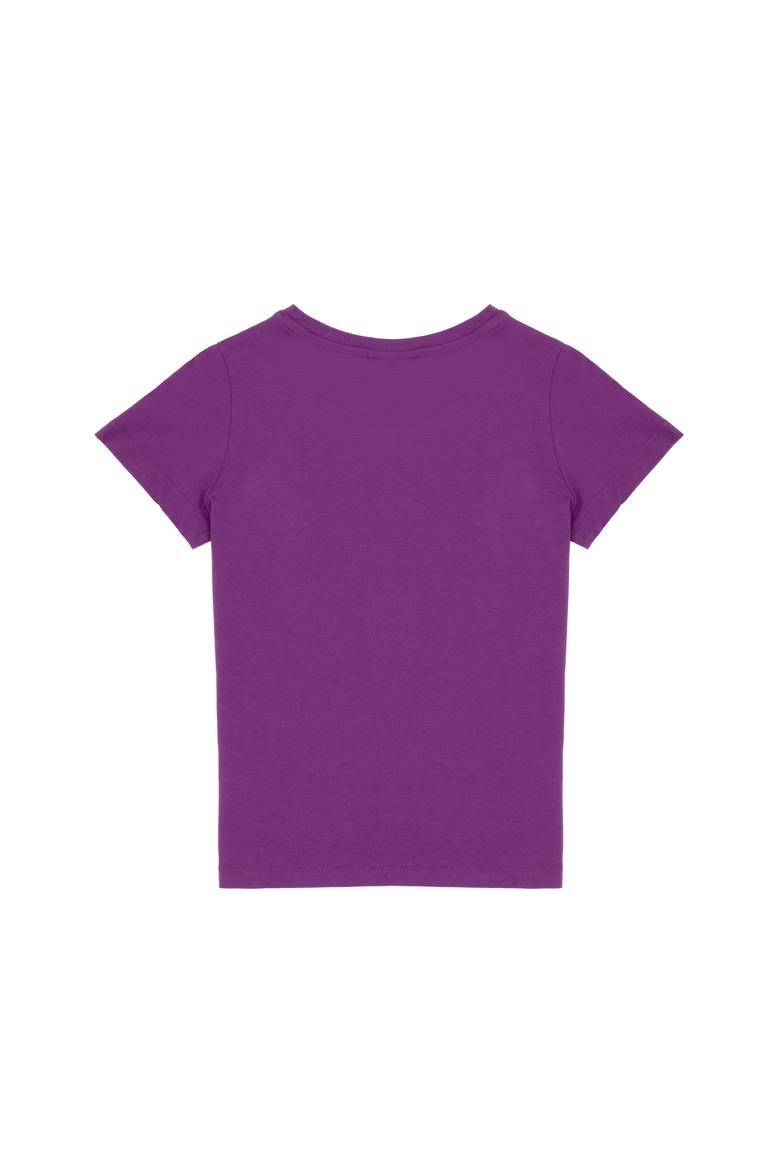 Kız Çocuk Menekşe Basic Tişört - 50298193064