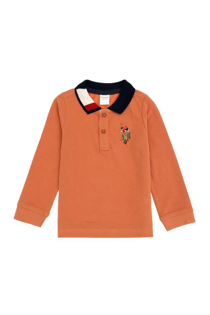 Erkek Bebek Kiremit Basic Sweatshirt