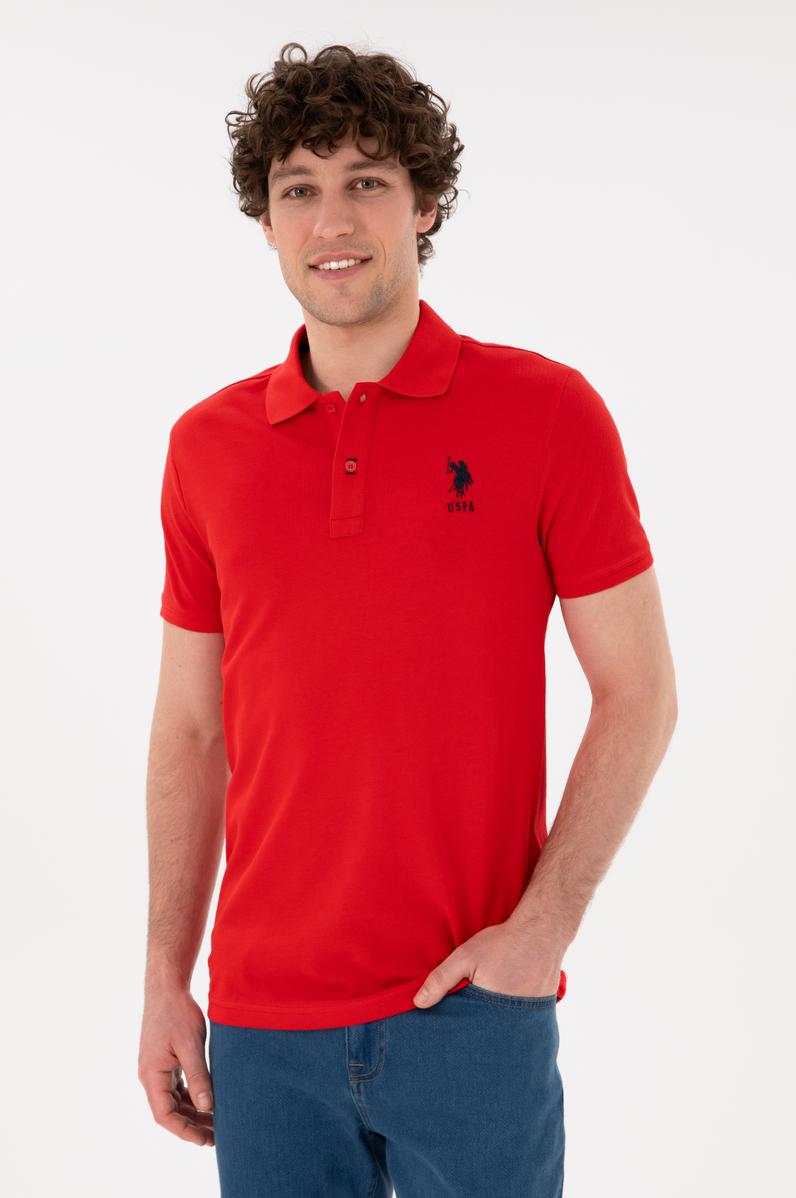 Erkek Kırmızı Basic Tişört