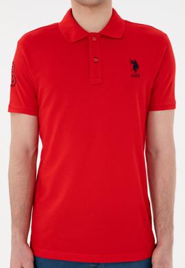 Erkek Kırmızı Basic Tişört - 50284633031