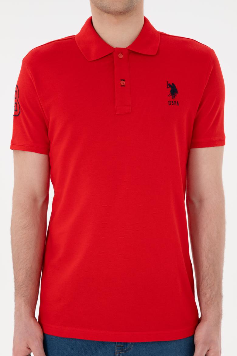 Erkek Kırmızı Basic Tişört - 50284633031