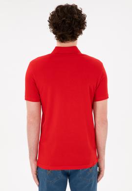 Erkek Kırmızı Basic Tişört - 50284633031