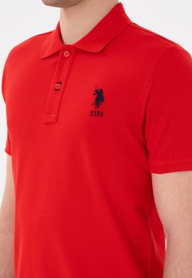 Erkek Kırmızı Basic Tişört - 50284633031