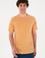 Erkek Regular Fit Bisiklet Yaka Turuncu Basic Tişört