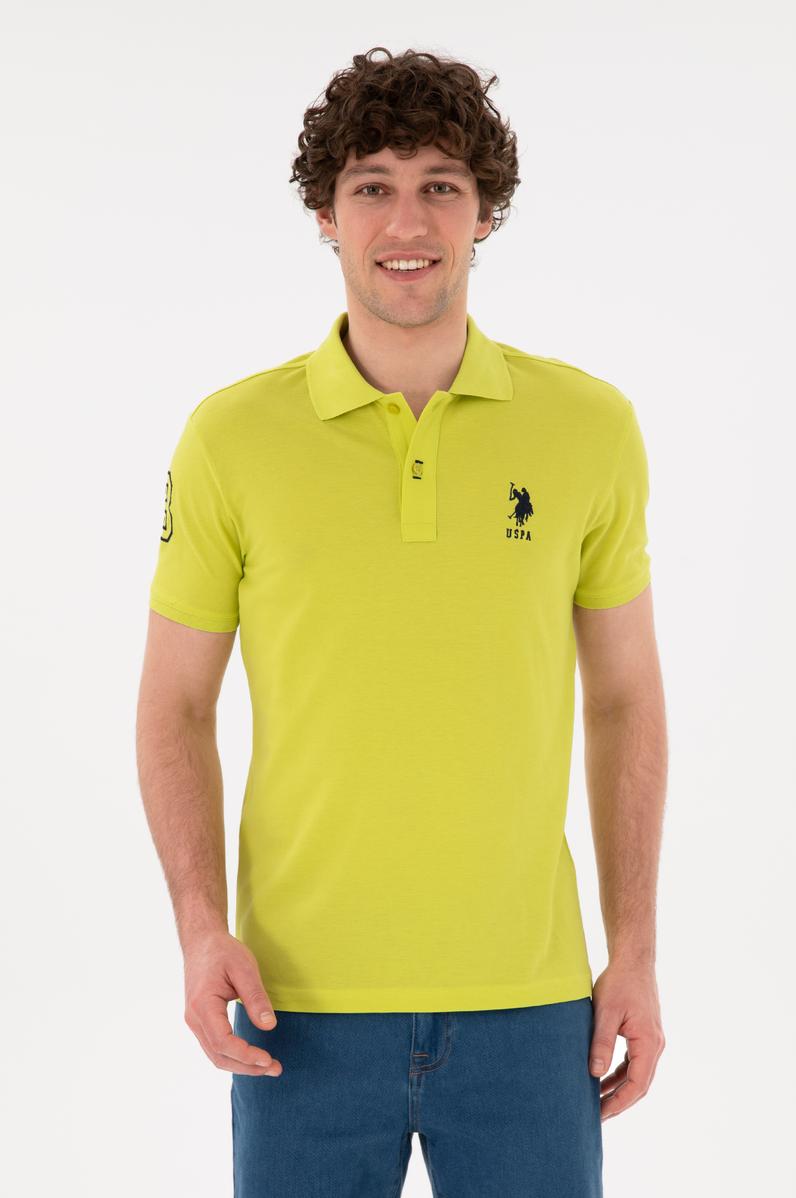 Erkek Fıstık Yeşili Basic Tişört