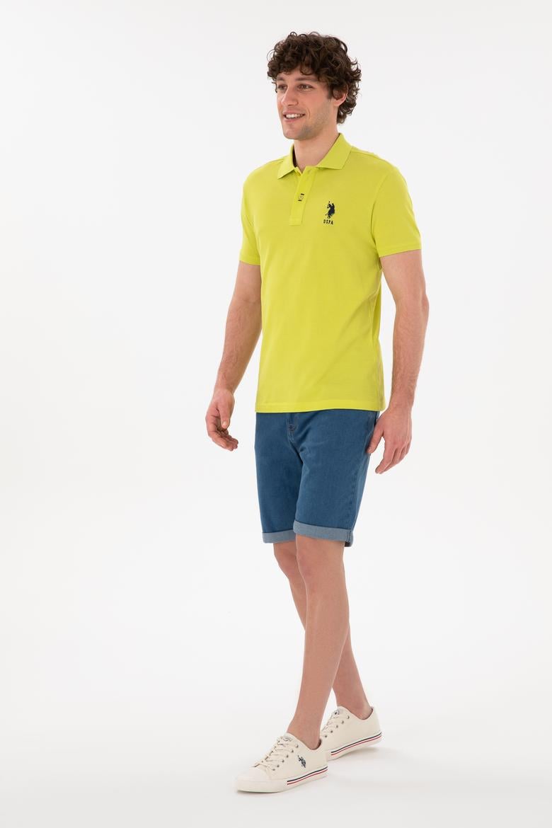 Erkek Fıstık Yeşili Basic Tişört - 50284633285