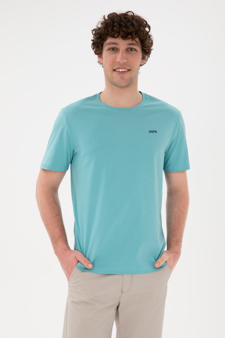 Erkek Regular Fit Bisiklet Yaka Mint Basic Tişört