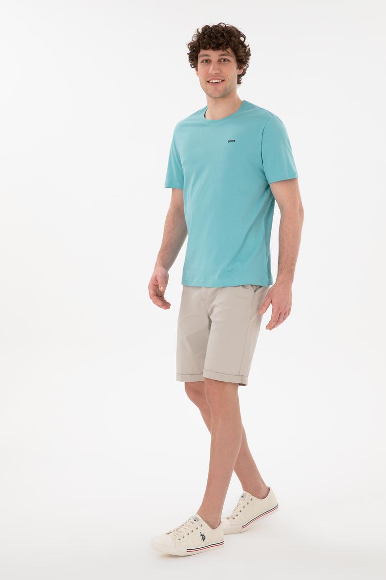 Erkek Regular Fit Bisiklet Yaka Mint Basic Tişört - 50284640089