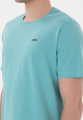 Erkek Regular Fit Bisiklet Yaka Mint Basic Tişört - 50284640089