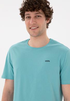 Erkek Regular Fit Bisiklet Yaka Mint Basic Tişört - 50284640089