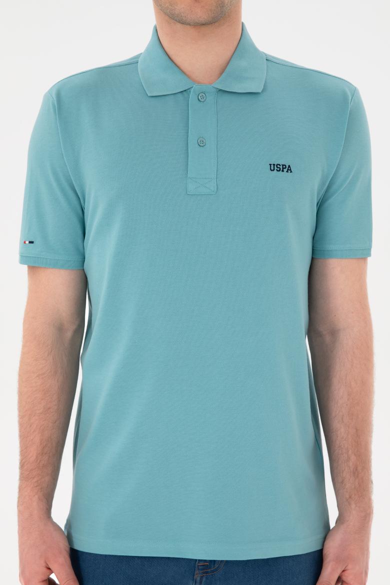 Erkek Regular Fit Polo Yaka Mint Basic Tişört - 50284641069