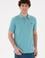 Erkek Regular Fit Polo Yaka Mint Basic Tişört