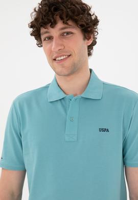 Erkek Regular Fit Polo Yaka Mint Basic Tişört - 50284641069