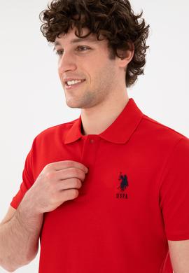 Erkek Kırmızı Basic Tişört - 50284633031