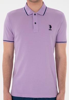 Erkek Lila Basic Tişört - 50284631054