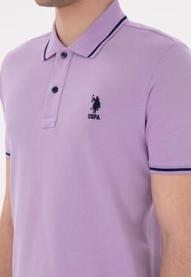 Erkek Lila Basic Tişört - 50284631054