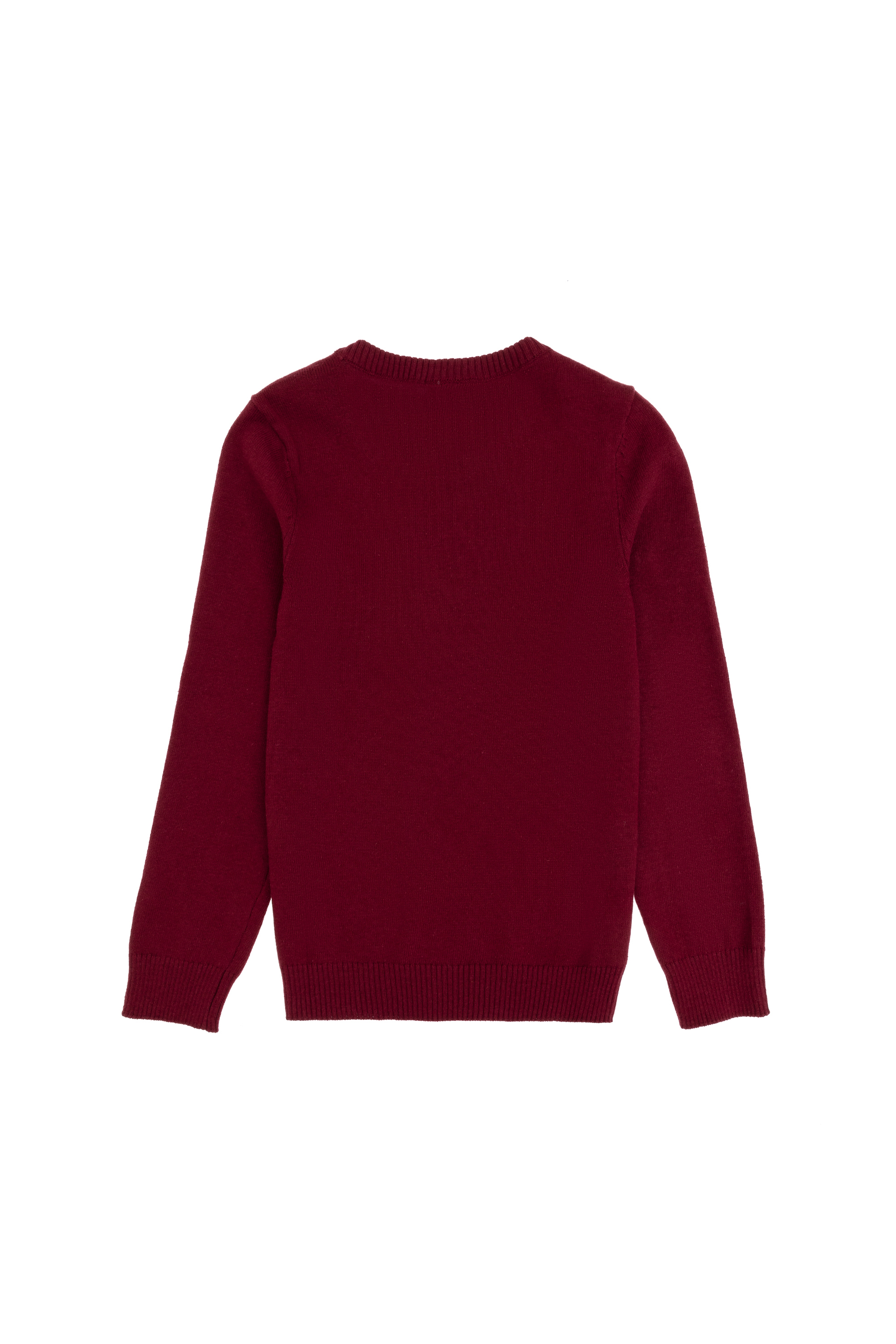 Erkek Çocuk Bordo Basic Kazak
