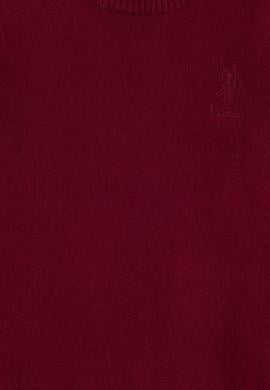 Erkek Çocuk Bordo Basic Kazak - 50288893143