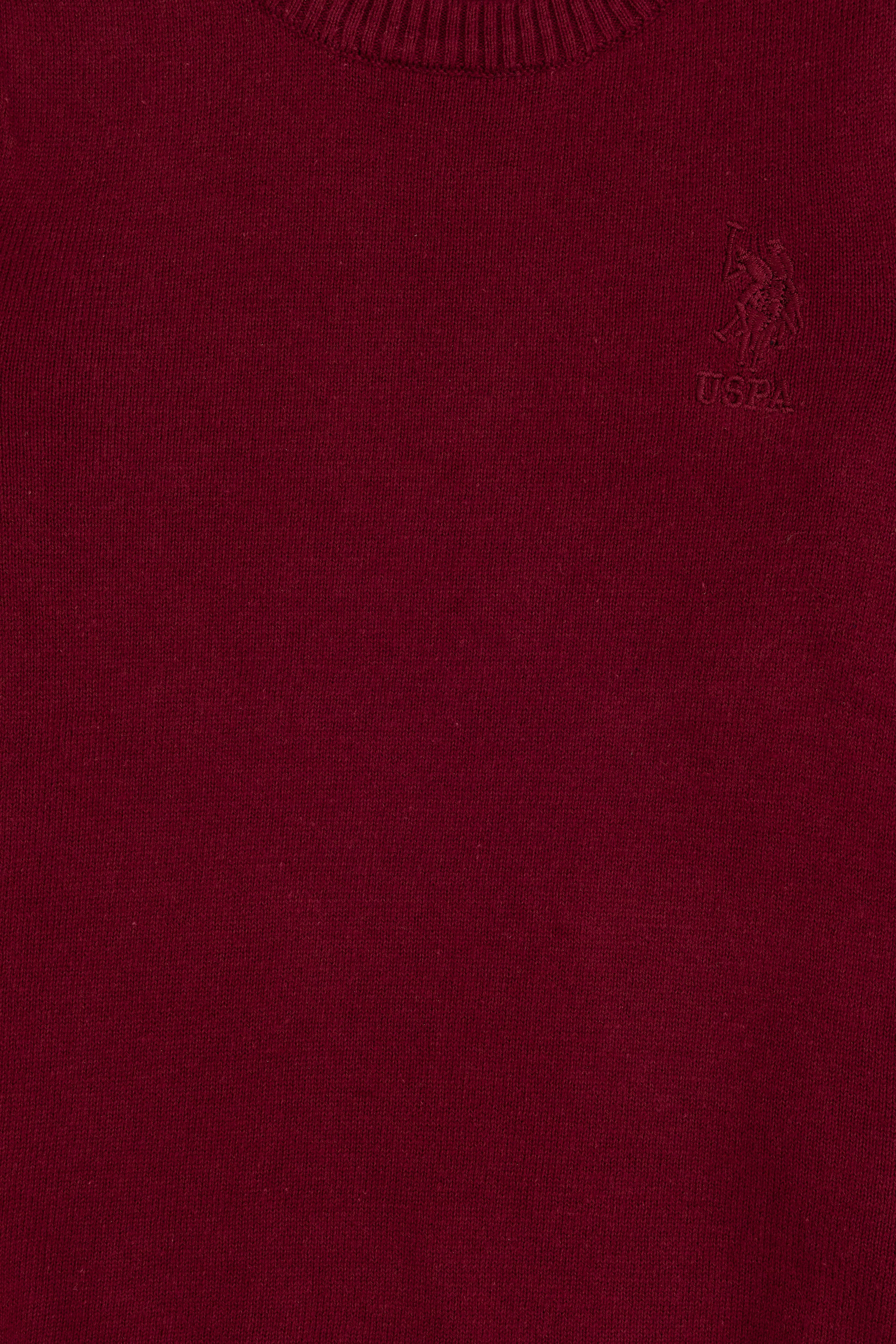 Erkek Çocuk Bordo Basic Kazak