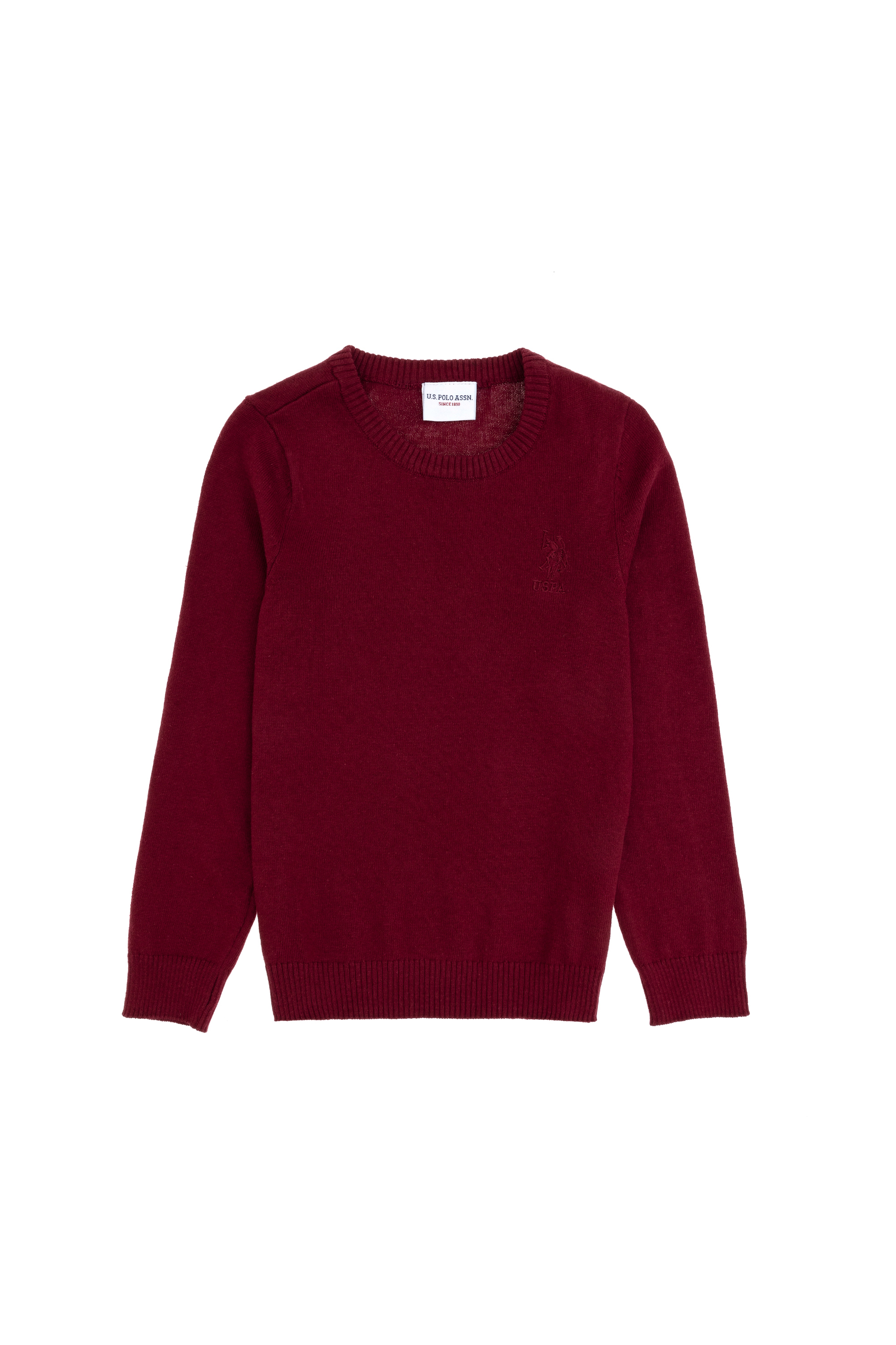 Erkek Çocuk Bordo Basic Kazak - Image 1