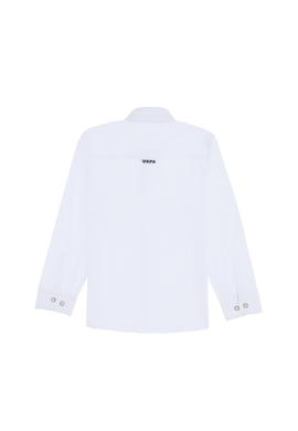 Erkek Çocuk Beyaz Uzun Kollu Basic Gömlek - 50298019009