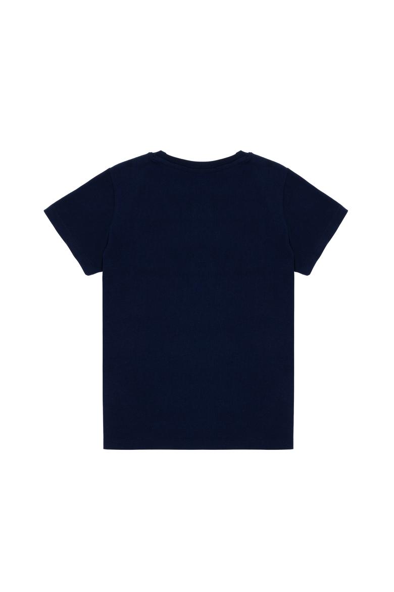 Erkek Çocuk Lacivert Basic Bisiklet Yaka Tişört - 50298048029