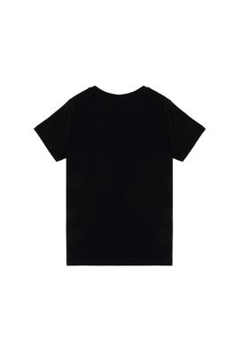 Erkek Çocuk Siyah Basic Bisiklet Yaka Tişört - 50298048015