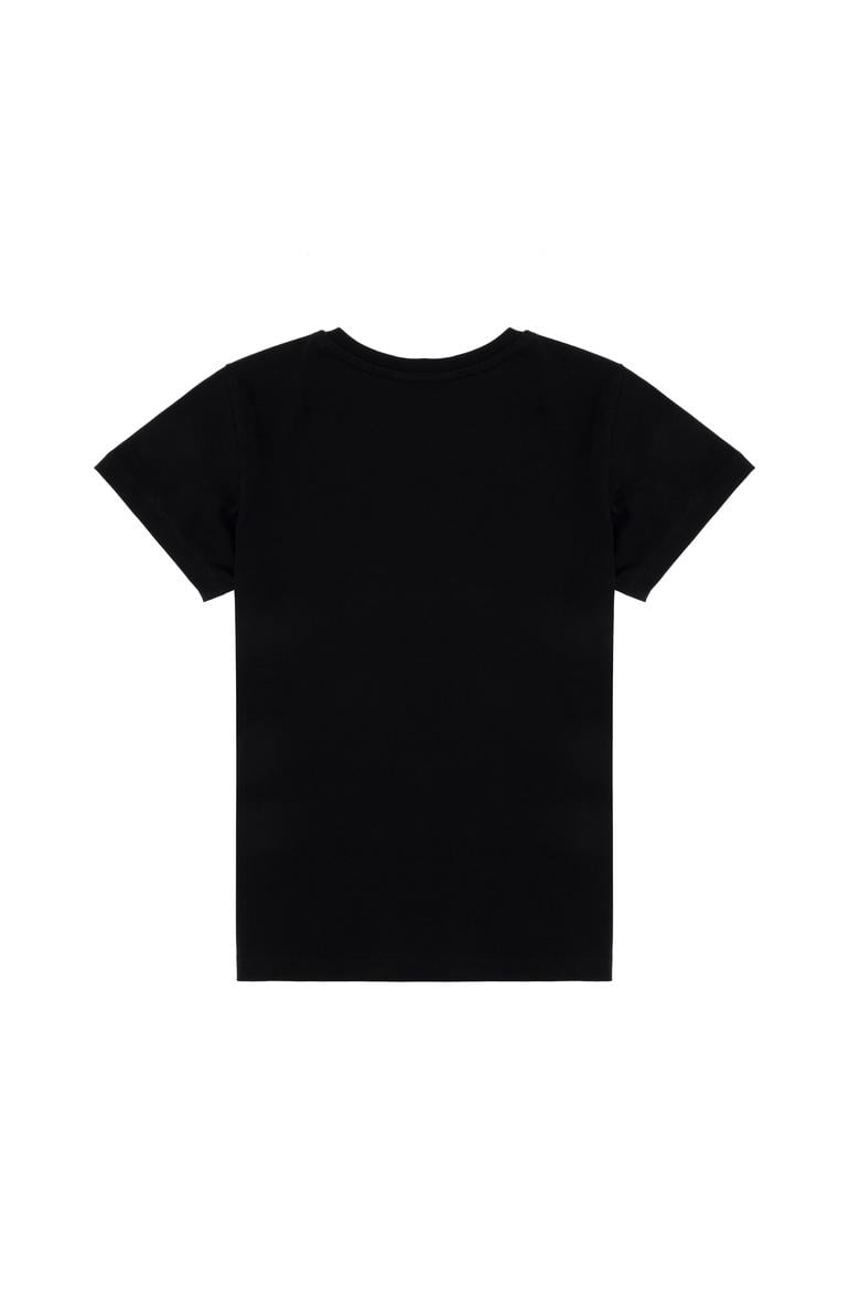 Erkek Çocuk Siyah Basic Tişört - 50298075099