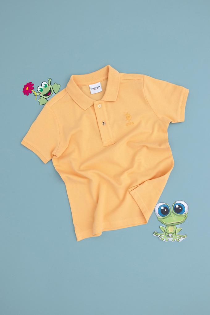 Erkek Çocuk Kavun Basic Polo Yaka Tişört