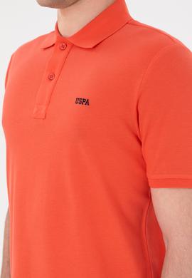 Erkek Regular Fit Polo Yaka Nar Çiçeği Basic Tişört - 50284641289