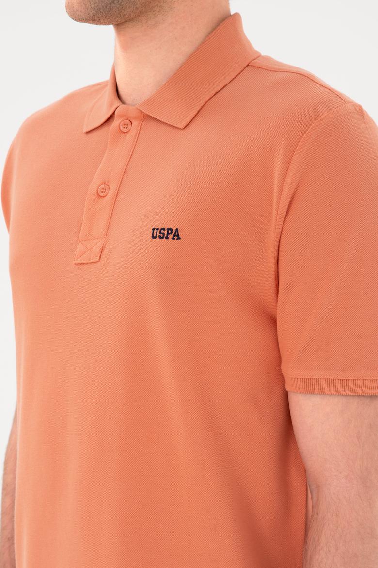 Erkek Regular Fit Polo Yaka Somon Basic Tişört - 50284641083