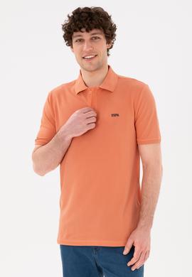 Erkek Regular Fit Polo Yaka Somon Basic Tişört - 50284641083