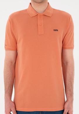 Erkek Regular Fit Polo Yaka Somon Basic Tişört - 50284641083