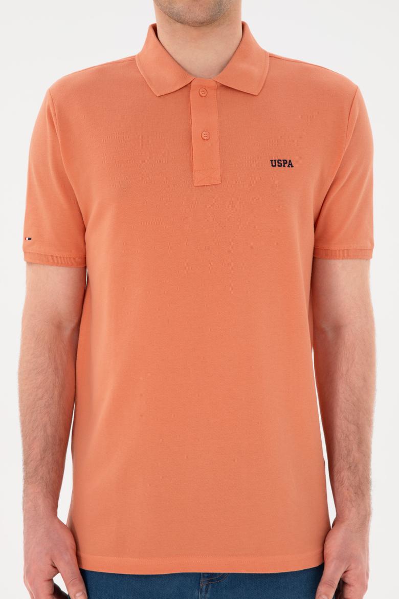 Erkek Regular Fit Polo Yaka Somon Basic Tişört - 50284641083