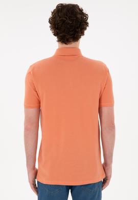 Erkek Regular Fit Polo Yaka Somon Basic Tişört - 50284641083